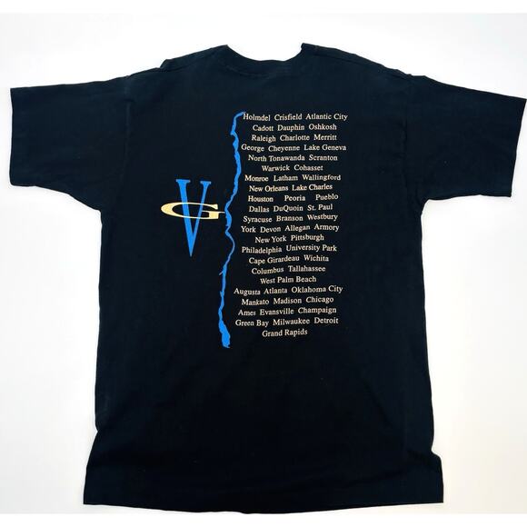 Vintage 90s Vince Gill Country Music Tour T-Shirt Size XL Single Stitch Black - Picture 2 of 6